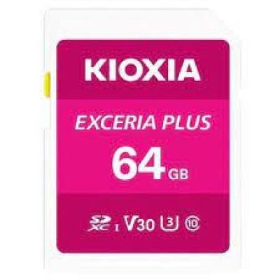 KIOXIA LMPL1M064GG2 FLA 64GB EXCERIA PLUS microSD C10 U3 V30 UHS1 A1