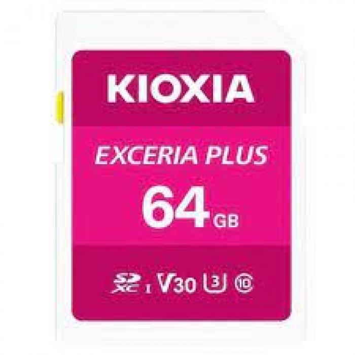 KIOXIA LMPL1M064GG2 FLA 64GB EXCERIA PLUS microSD C10 U3 V30 UHS1 A1