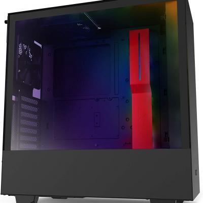 NZXT CA-H510I-BR H510i Compact Mid Tower Black/Red Chassis with Smart Device 2? 2x 120mm