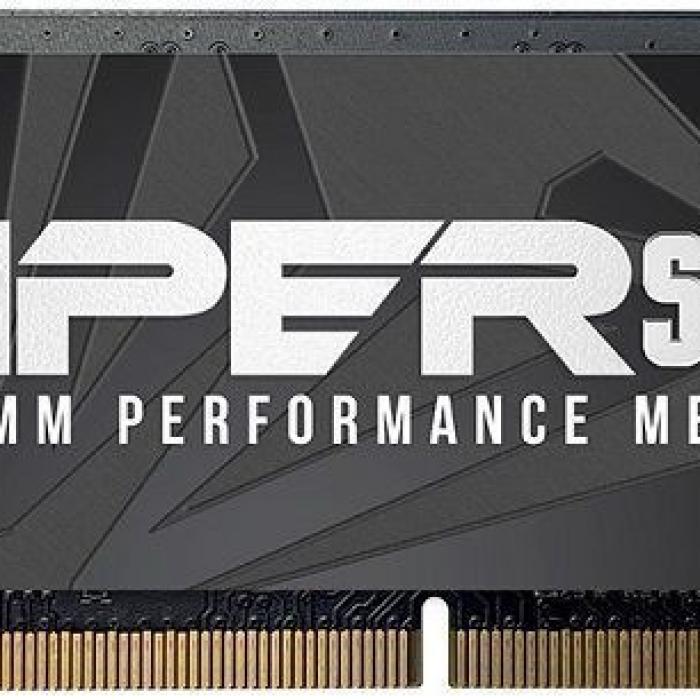 PATRIOT PVS432G266C8S 32GB (32GBx1) 2666MHz DDR4 SINGLE VIPER STEELS BLACK Gaming Notebook Ram