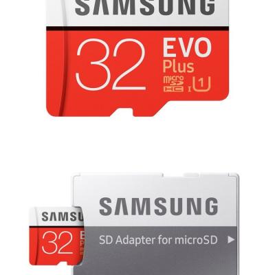 SAMSUNG MB-MC32GA-APC 32GB Evo Plus 80MB/s Class 10 UHS-1 Micro SD Kart