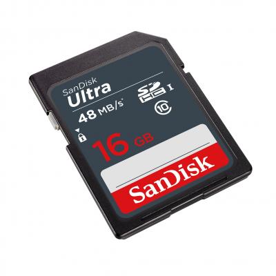 SANDISK SDSDUNB-016G-GN3IN 16GB Ultra SDHC 48MB Class 10 UHS I SD-MMC Kart