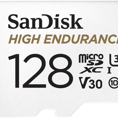 SANDISK SDSQQNR-128G-GN6IA Dayanıklılığı Yüksek microSD™ kart