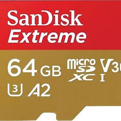 SANDISK SDSQXAH-064G-GN6GN Extreme® microSDXC™ UHS-I KART 64 GB