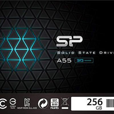 SILICONPWR SP256GBSS3A55S25 256GB Sata 3.0 550-450MB/s 2.5" Flash SSD