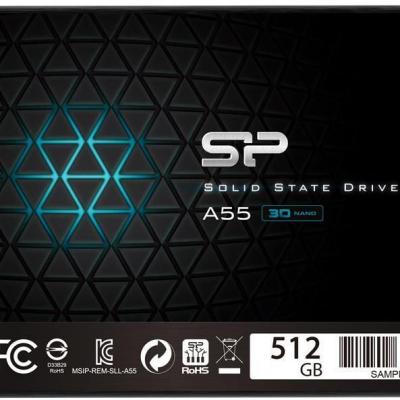 SILICONPWR SP512GBSS3A55S25 512GB ACE A55 Sata 3.0 560-530MB/s 2.5" Flash SSD