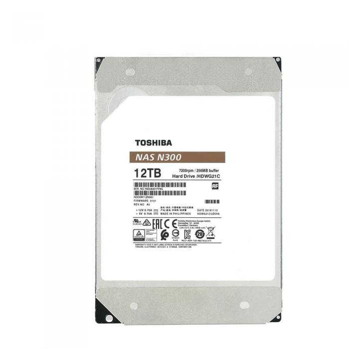 TOSHIBA HDWG21CUZSVA 12TB Sata 3.0 7200RPM 256MB 3.5' Dahili Disk