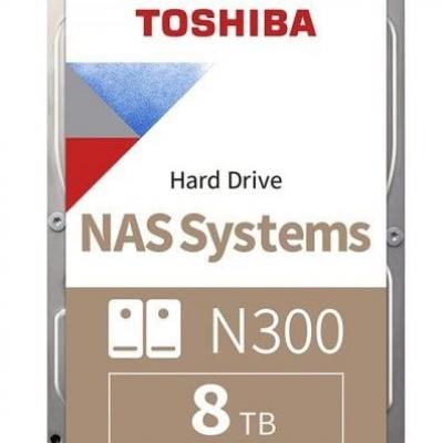 TOSHIBA HDWG480UZSVA 8TB N300 SATA 3.0 7200RPM 256MB 3.5' Dahili Disk