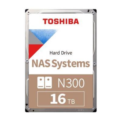 TOSHIBA HDWG31GUZSVA 3.5' 16TB 7200 SATA3 512MB N300 7/24 NAS