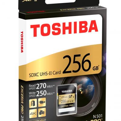 TOSHIBA THN-N501G2560E6 256GB Extreme Pro SDXC 270MB Class 10 UHS II SD-MMC Kart