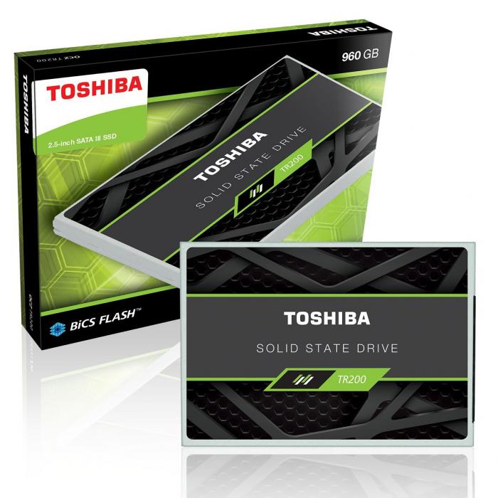 TOSHIBA THN-TR20Z9600U8 960GB TR200 Sata 3.0 555-540MB/s 7MM 2.5" Flash SSD