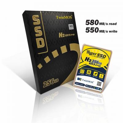 TWINMOS TM256GH2U TwinMOS 256GB 2.5" SATA3 SSD 580Mb-550Mb/s 3DNAND