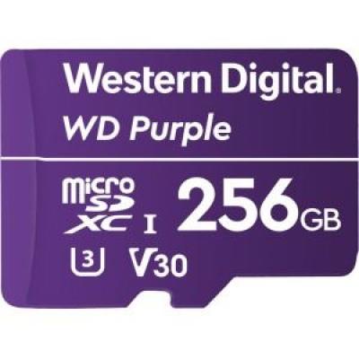 WD WDD256G1P0A 256GB Purple 60MB Class 10 UHS I Micro SD