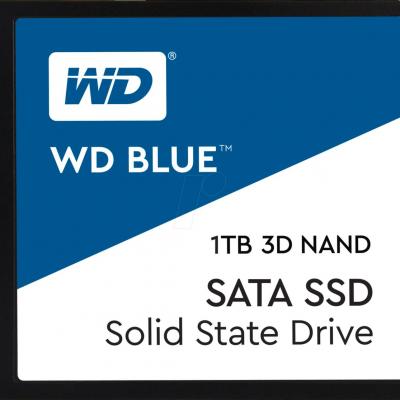 WD WDS100T2B0A 1TB Blue Sata 3.0 560-530MB/s 7MM 2.5" Flash SSD