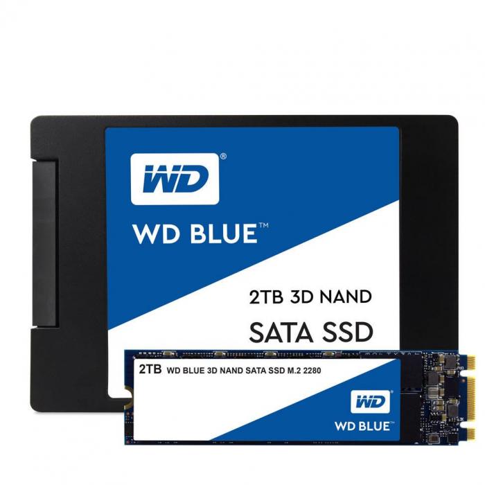 WD WDS100T2B0B 1TB Blue M.2 Sata 3.0 560-530MB/s 7MM Flash SSD