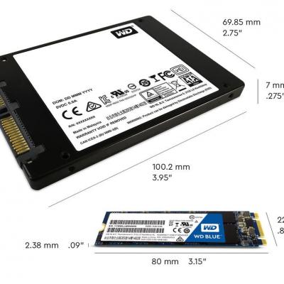 WD WDS200T2B0A 2TB Blue Sata 3.0 560-530MB/s 7MM 2.5" Flash SSD