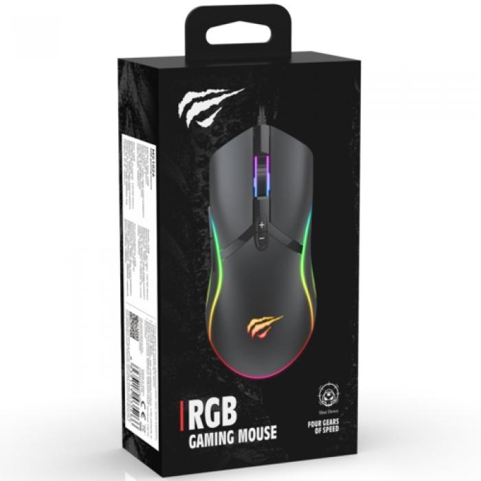 GameNote MS1026 Kablolu RGB Gaming Mouse Siyah