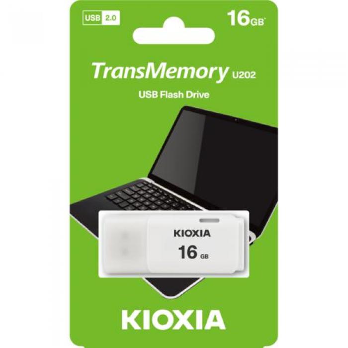 Kioxia U202 16GB USB2.0 LU202W016GG4 Beyaz