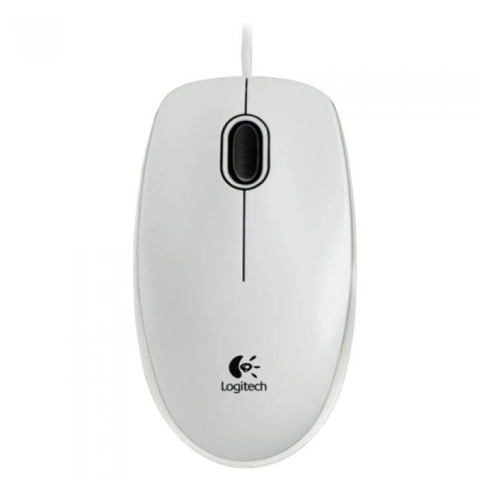 Logitech B100 Mouse Usb Beyaz 910-003360