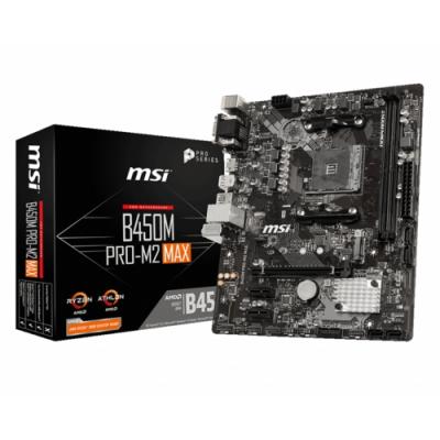 MSI B450M PRO-M2 MAX DDR4 S+VGA+GLAN AM4