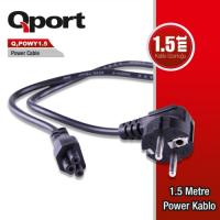 Qport Q-POWY1.5 Yonca Ntb Power Kablosu 1.5 Metre