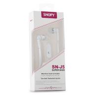 Snopy SN-J5  Kulakiçi Beyaz Mikrofonlu Kulaklık