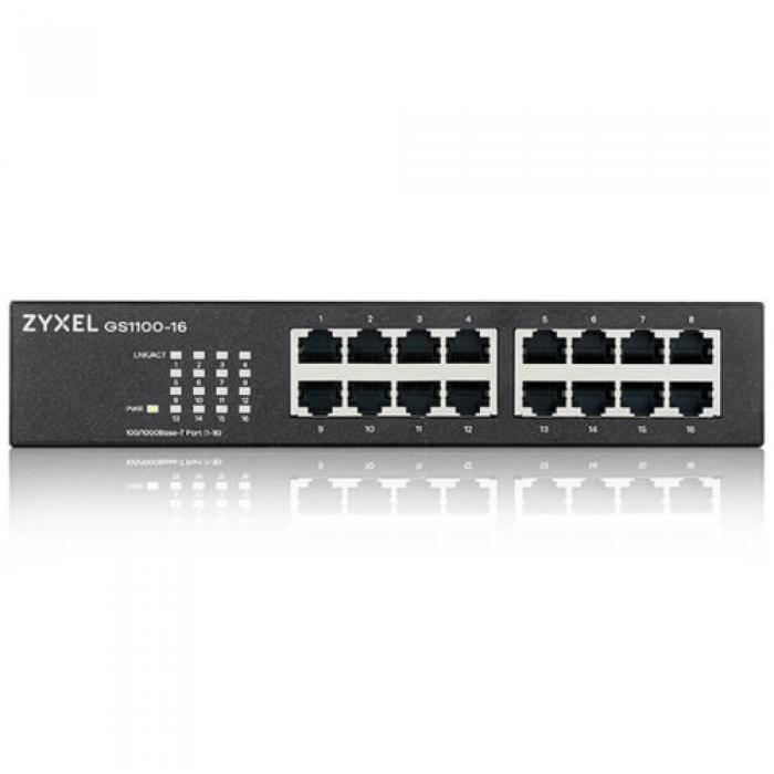 Zyxel GS1100-16 16Port 10/100/1000 Gigabit Switch