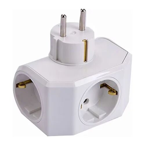 Viko Topraklı Üçlü Beyaz Fiş Priz Yonca 90303000