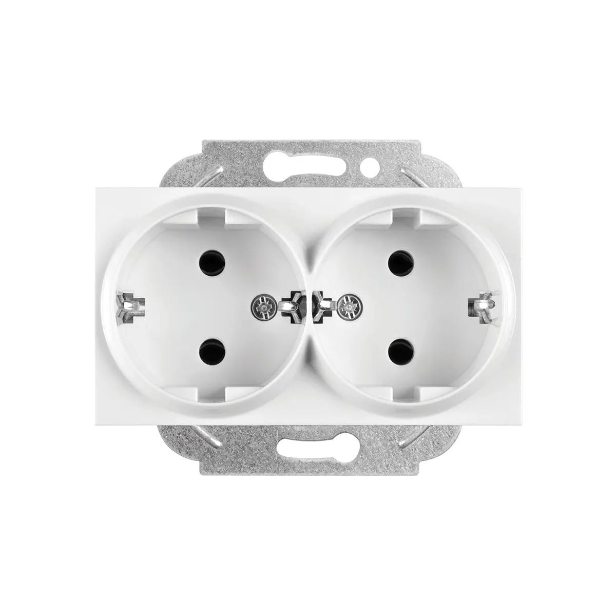 Viko Karre İkili Topraklı Priz Beyaz Mekanizma + Kapak 90967056