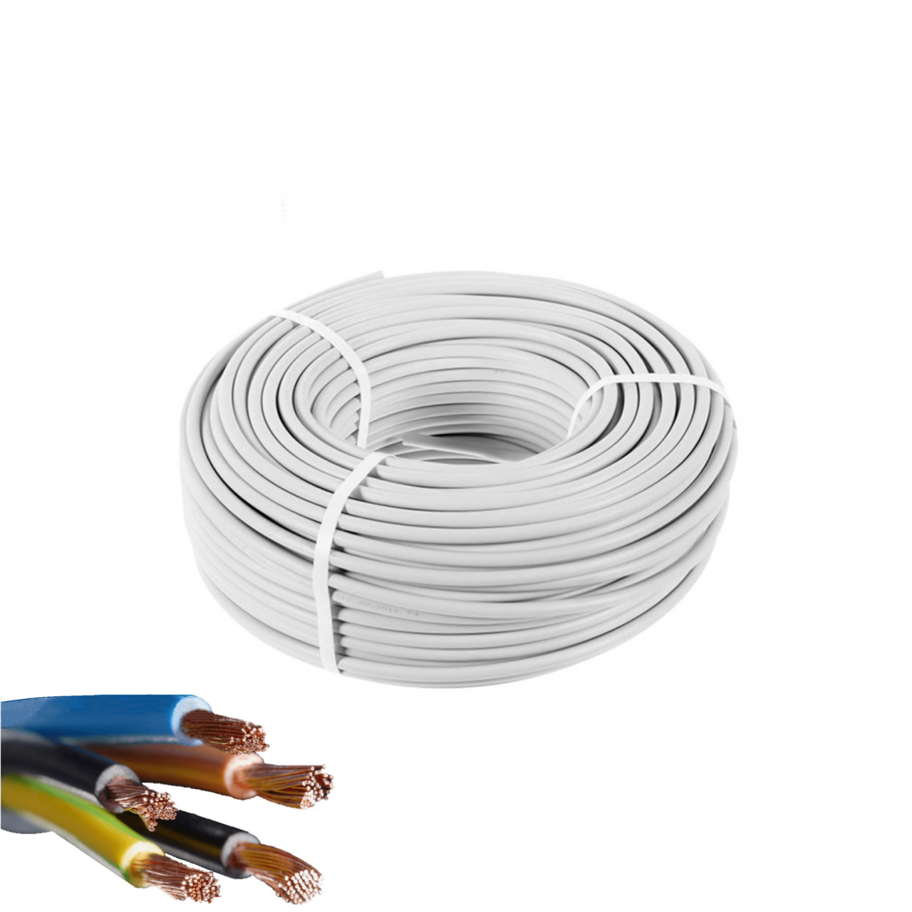 Altın Kablo 2x2,5 H05VV-F TTR Çok Telli Bakır Kablo Tse 100 Metre