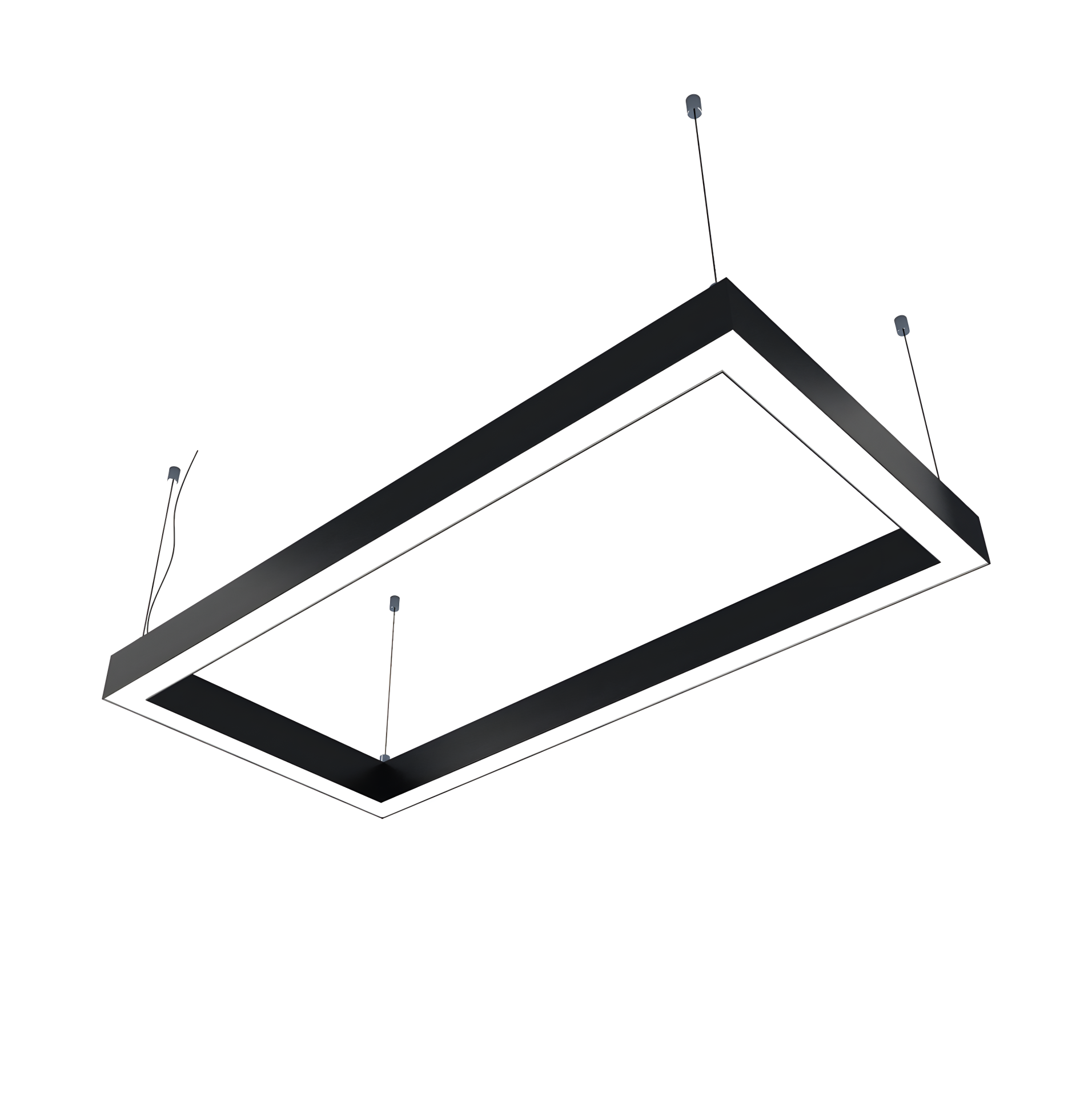 Dikdörtgen Linear Aydınlatma Modern Led Avize Lineer Armatür