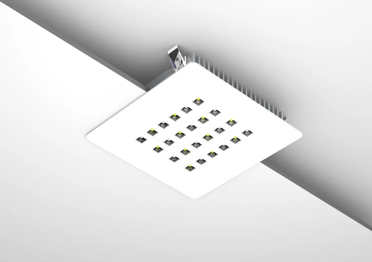 Kare Kuyumcu Led Vitrin Aydınlatma Armatürü 36W