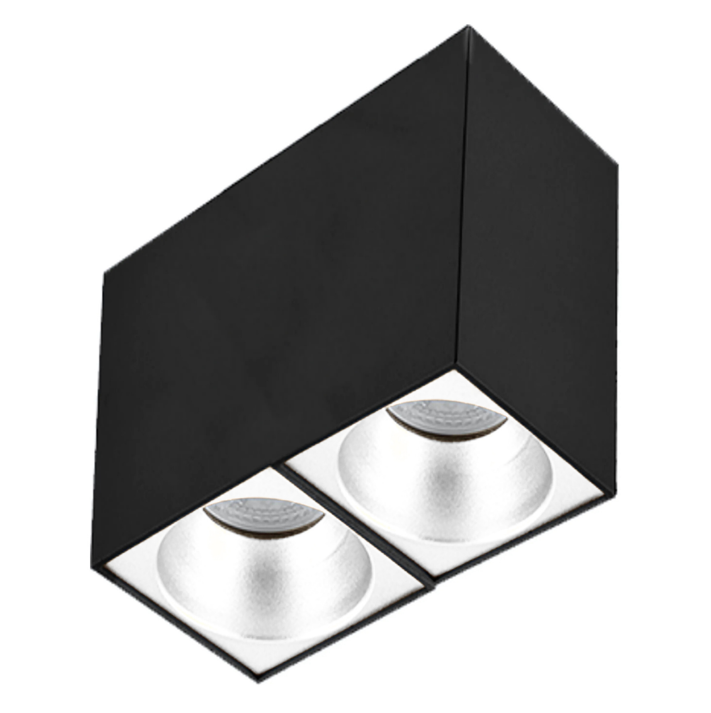 Sıva Üstü Kare Led Spot Armatür 10x20x14 Cm Siyah - Beyaz