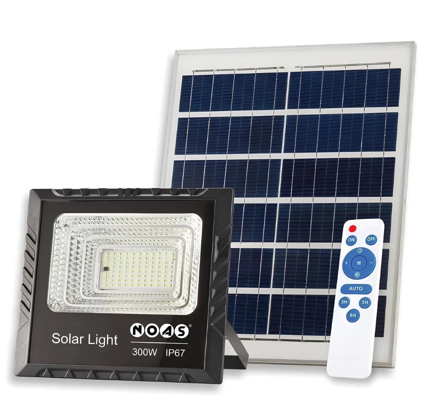 Noas 300W Güneş Enerjili Solar Projektör Kumandalı - YL71-0301-S