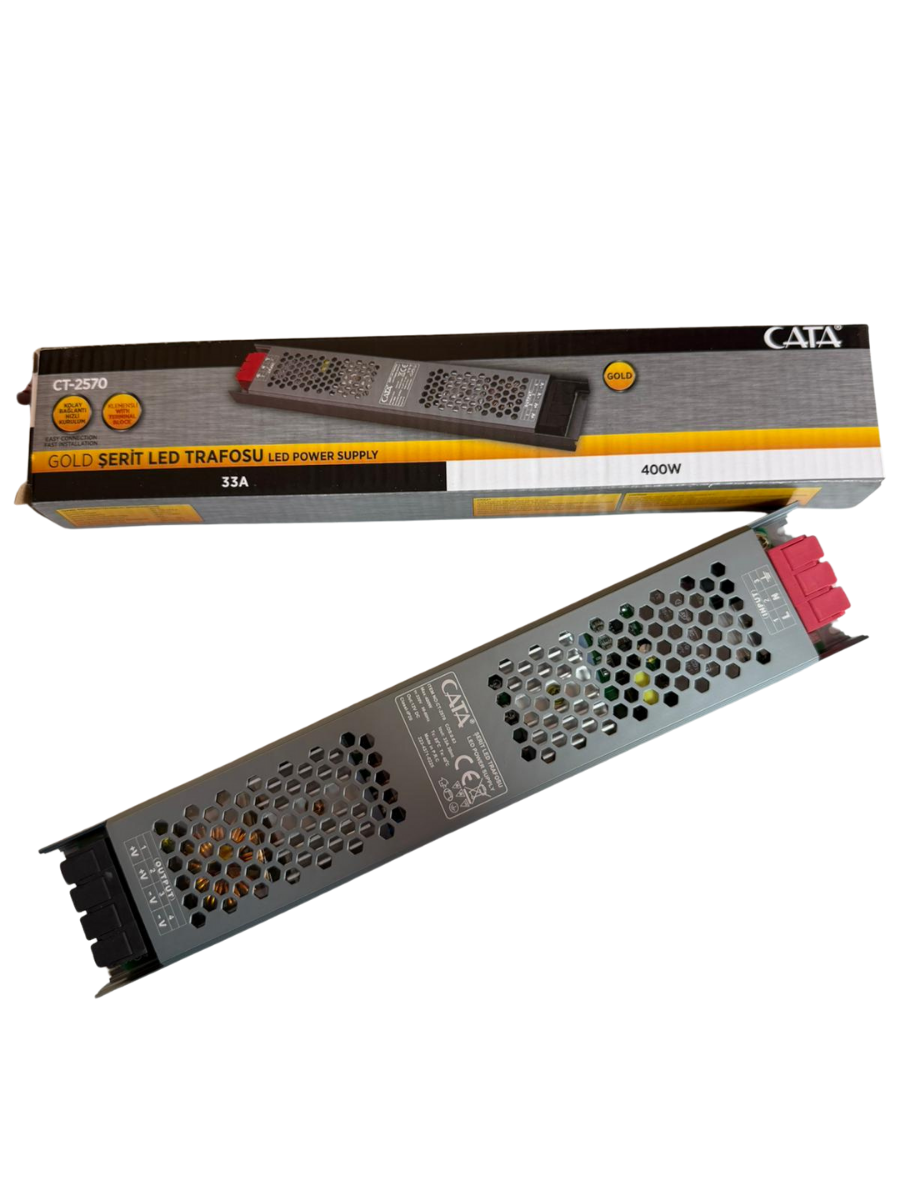 Cata 33 Amper İç Mekan Şerit Led Trafo Klemensli CT-2570