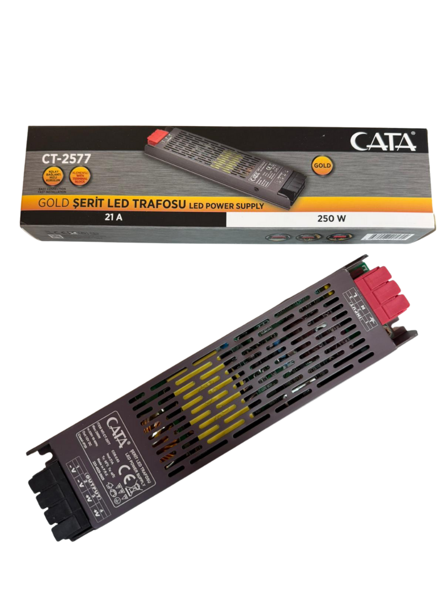 Cata 21 Amper İç Mekan Şerit Led Trafo Klemensli CT-2577