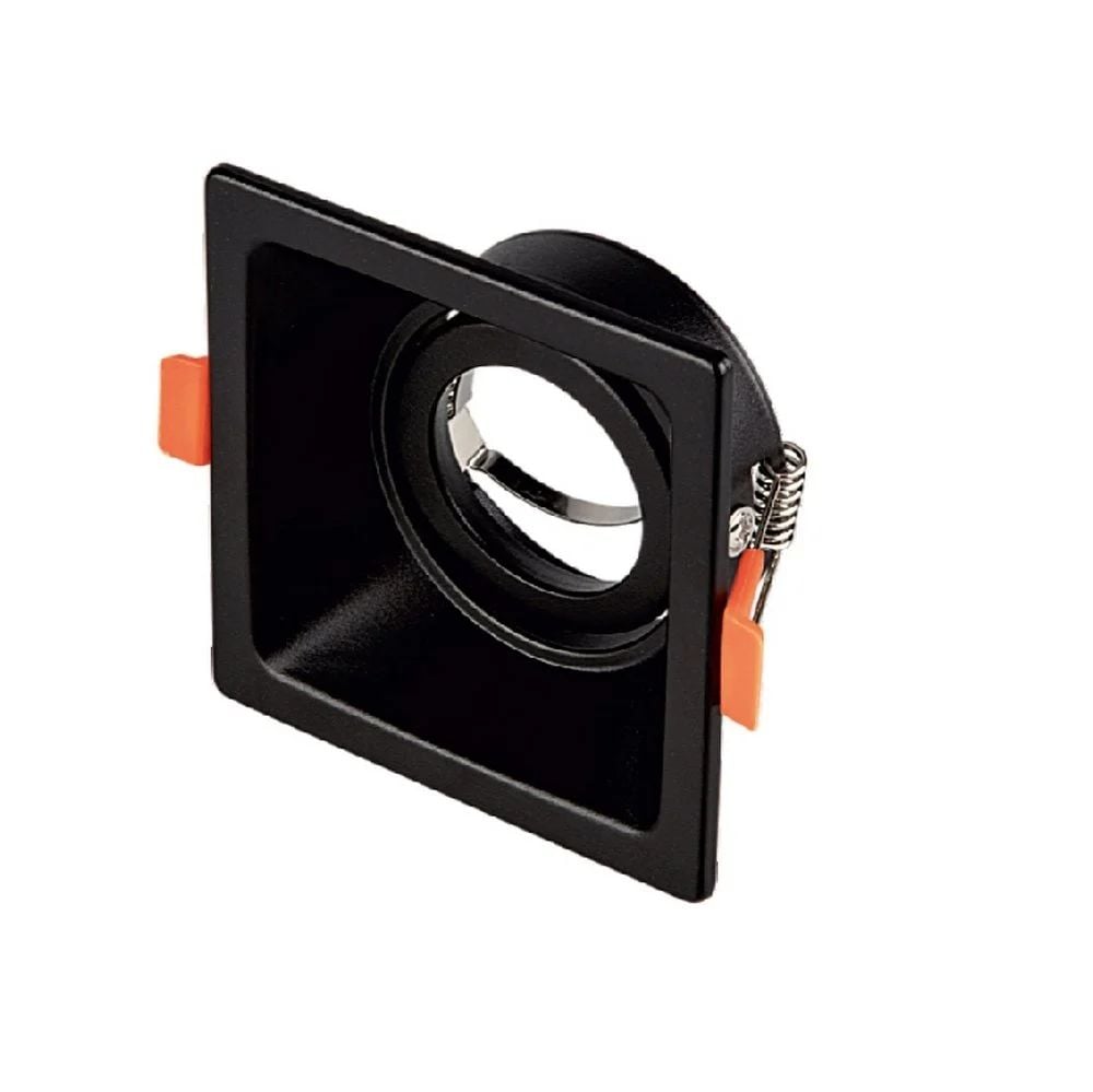 Cata Puma Kare Siyah Dekoratif Boş Kasa Spot ct-5004