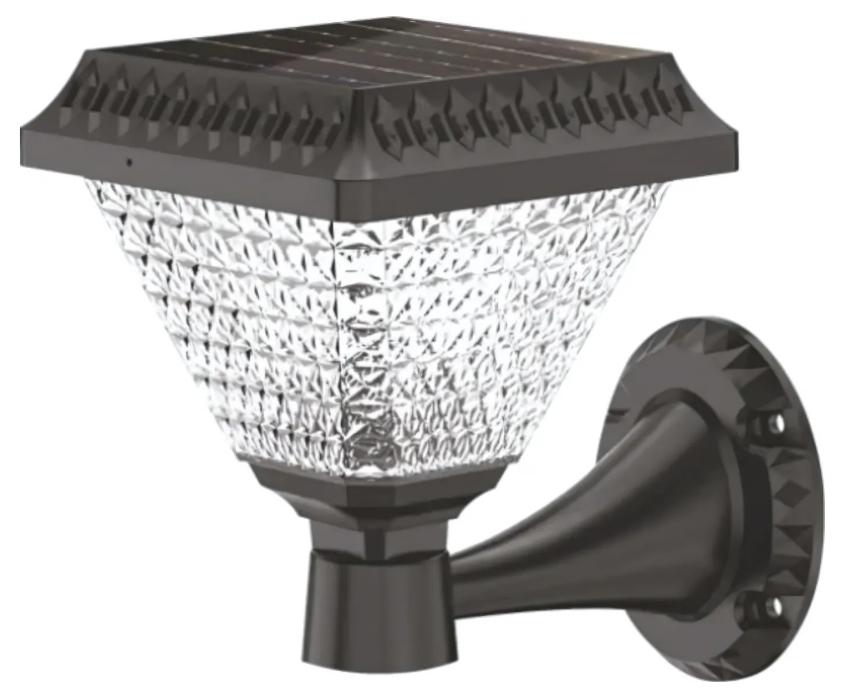 Cata Duvar Tipi Solar Şarjlı Led Bahçe Aydınlatma Armatürü 30 Watt CT-7316