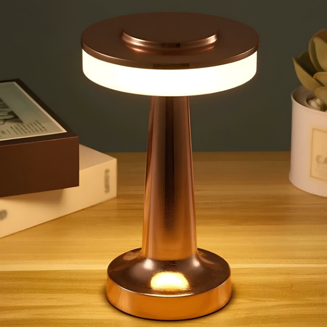 Cata Oslo Şarjlı Dokunmatik Masa Lambası 3 Renk Yanma Modlu ct-8435