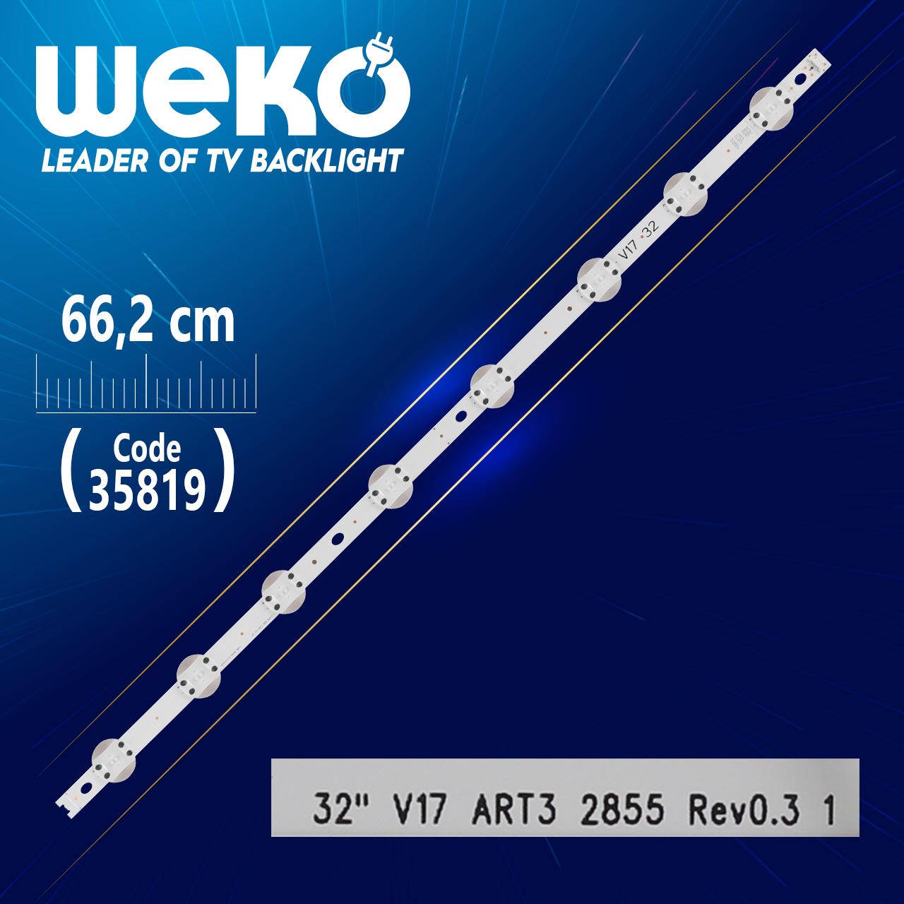 32'' V17 ART3 2855 REV0.3 1 - V17 32 - 66.2 CM 8 LEDLİ - (WK-1282)