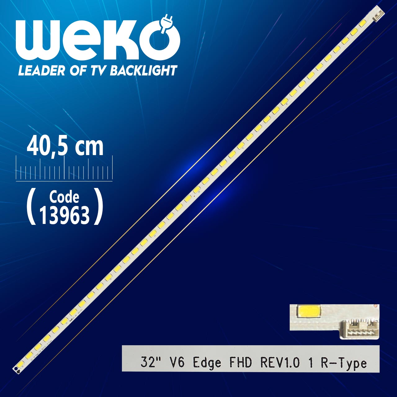 32" V6 EDGE FHD REV1.0 1 R-TYPE 40.5 CM 40 LEDLİ (WK-586)