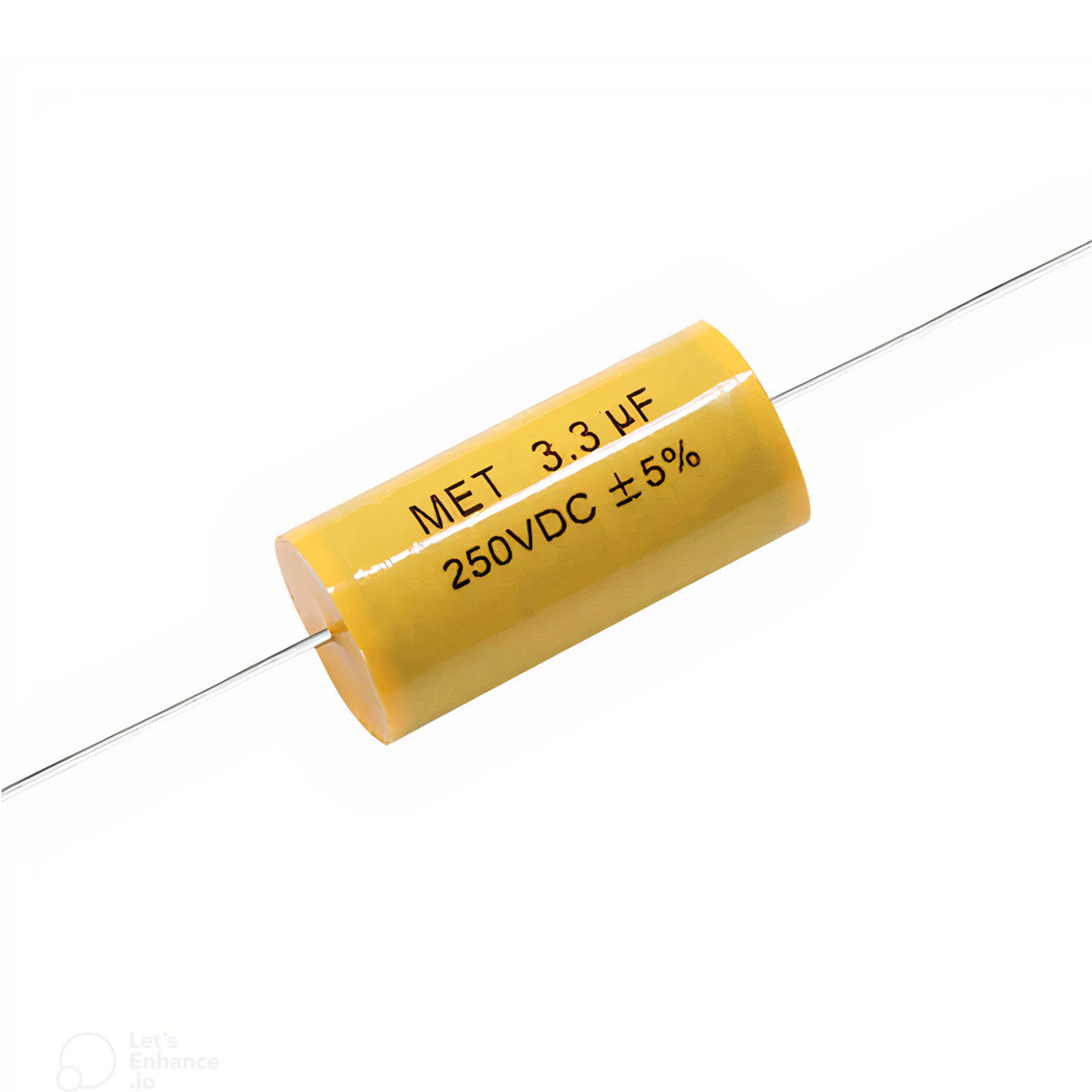 3.3/250V ARAÇ HOPARLÖRÜ İÇİN TİZ AYIRMA KONDANSATÖRÜ[KUTUPSUZ]