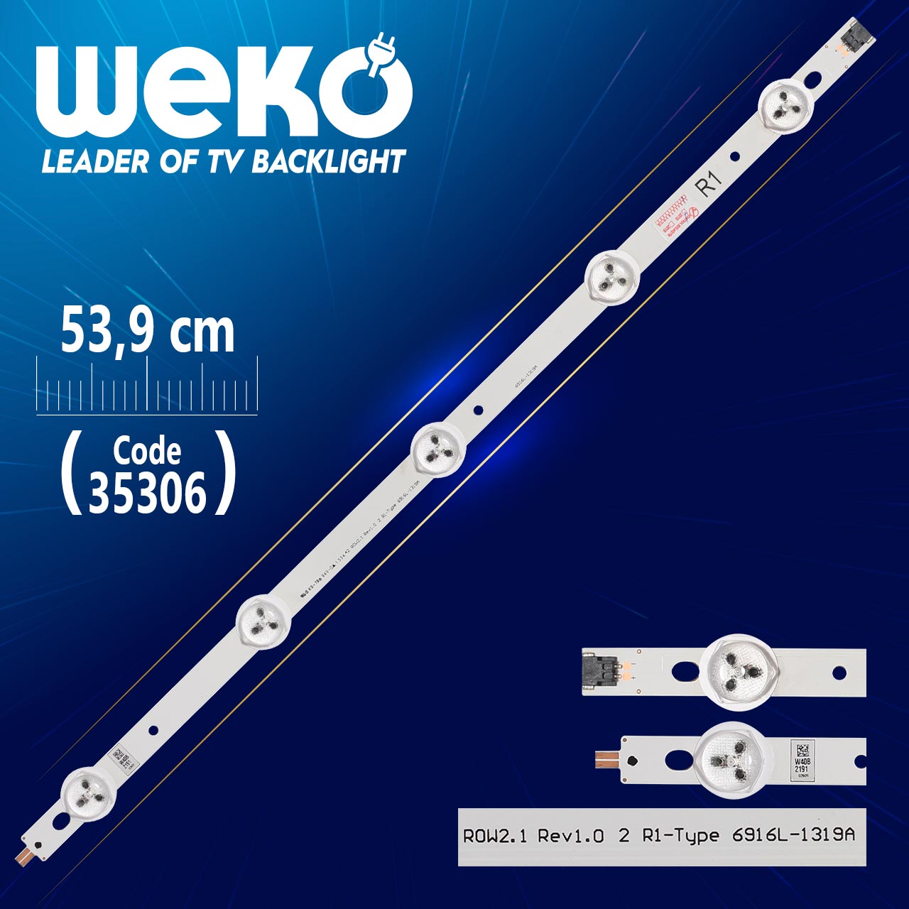 42" ROW2.1 REV1.0 2 R1-TYPE - 42" ROW2.1 REV 0.0 1 R1-TYPE - 6916L-1319A - 42 CM 5 LEDLİ - (WK-370)