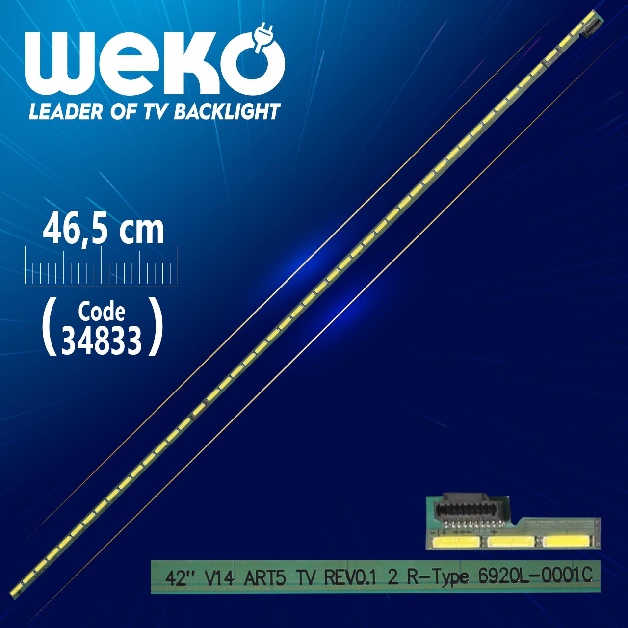 42" V14 ART5 TV REV0.1 2 R-TYPE 6920L-0001C - 46.5 CM 48 LEDLİ - (WK-385)