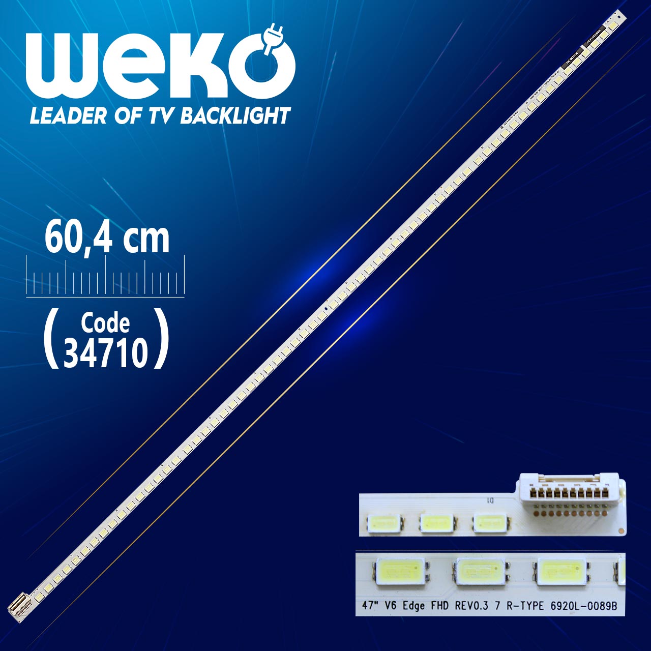 47" V6 EDGE FHD REV0.3 7 R-TYPE 6920L-0089B - 64 LEDLİ 61 CM - (WK-201)