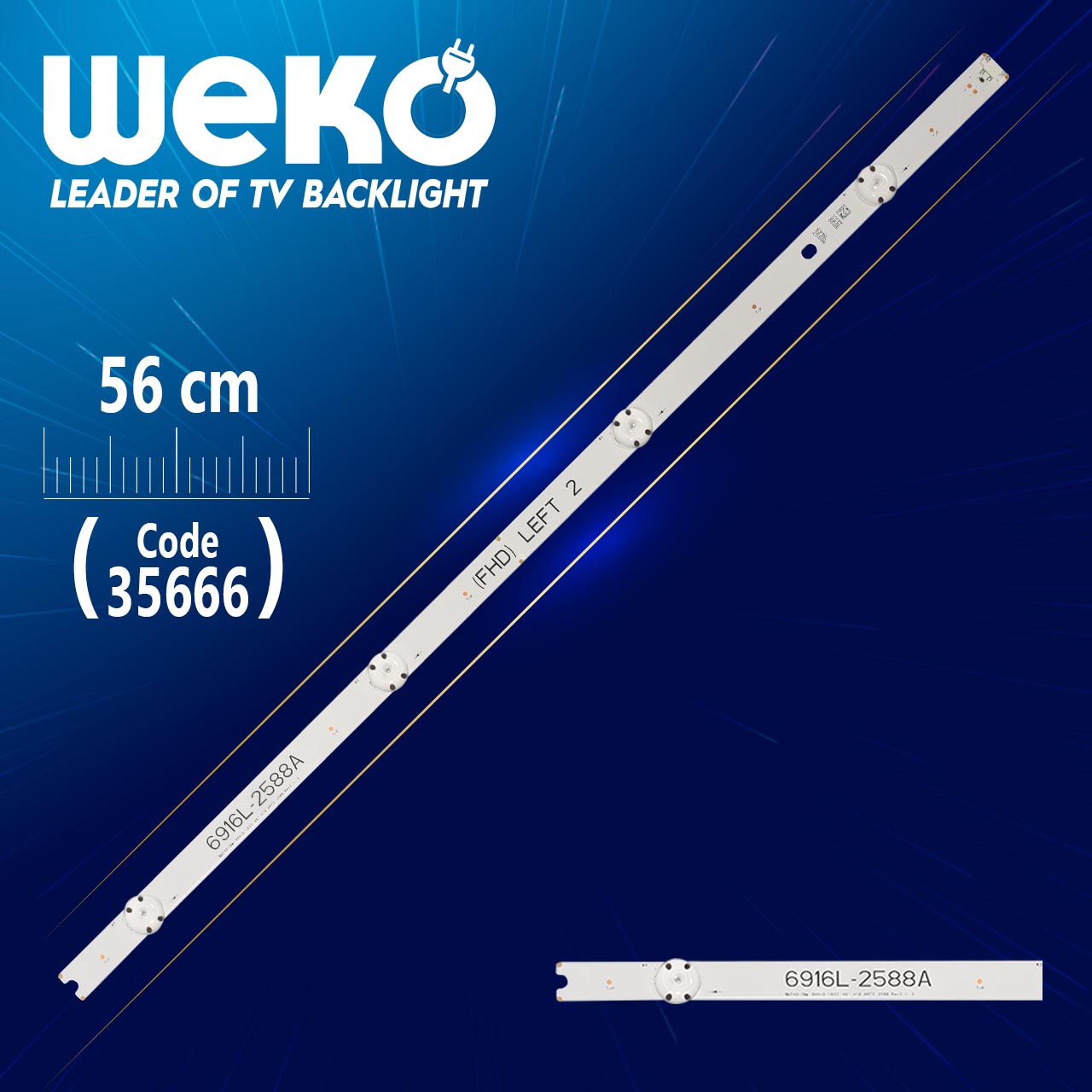 49" V16 ART3 2588 REV3.1 2 - 6916L-2588A (FHD) LEFT 2 - 56 CM 4 LEDLİ - (WK-1145)