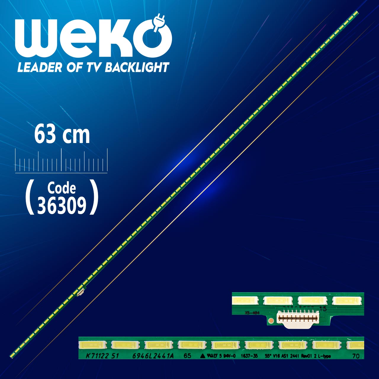 55" V16 AS1 2441 REV0.1 2 L-TYPE 72 LEDLİ 60,4 CM