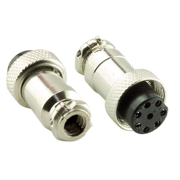 8 PİNLİ DİŞİ MAYK FİŞ (M16 - 16MM)