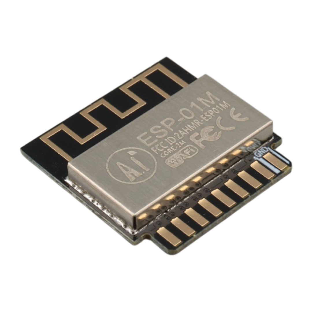 Aİ-THİNKER ESP-01M WİFİ MODÜLÜ ESP8285 ÇİP YERLEŞİK ANTENLİ KABLOSUZ HABERLEŞME KARTI