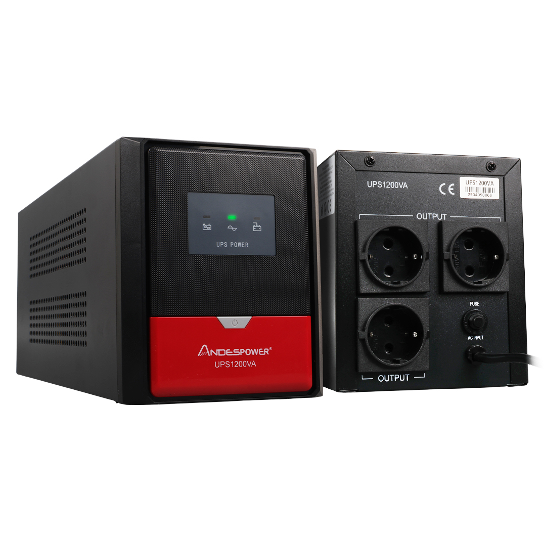 ANDESPOWER UPS1200VA 1200VA 12V7.5AHX2 UPS KESİNTİSİZ GÜÇ KAYNAĞI